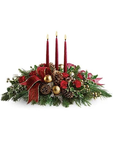Christmas Flowers, Table Centerpieces